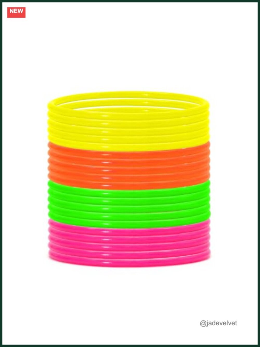 Acrylic Bangle Bracelets Set 20pc Retro 80s 90s Costume Party Jewelry